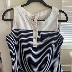 Banana republic stripped top XS